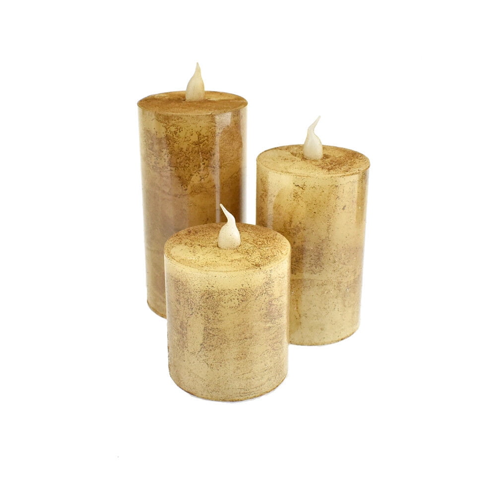 Battery Operated LED Votive Candle with BuiltIn Timer