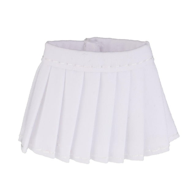 Figura Femenina A Escala 1/12 Sunnimix Ropa De Muñeca Disfraz Para Figuras De Soldado De 6 Pulgadas Falda Blanca