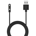 thumbnail image 2 of XIHAMA Replacement Charging Dock Cable Compatible with CMF Watch Pro(D395), USB Magnetized Cable Charger Stand with Chip Protection Smart Watch Accessories(1.2M/3.93FT, 2pc Black), 2 of 6