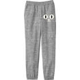 thumbnail image 3 of Oversized Cat Face Youth Heather Gray Jogger Pants-XL, 3 of 4