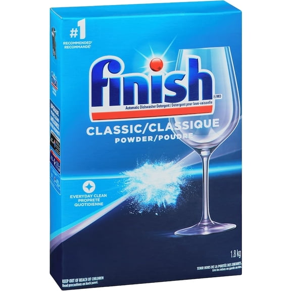 Finish Powder Dishwasher Dishwasher, Classic Powder, 1.8kg