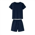 thumbnail image 4 of yievot Womens Pajama Sets 2 Piece Summer Short Sleeve Tops and Shorts Lounge Sets Sleepwear, 4 of 4
