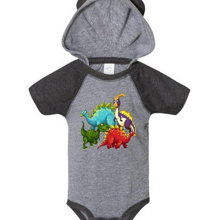 

Inktastic Cute Dinosaurs Gift Baby Boy or Baby Girl Bodysuit