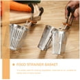 thumbnail image 2 of GOOHOCHY Colador de acero inoxidable con forma de cuchara para olla caliente, cesta para colar alimentos, cesta con filtro y gancho., 2 of 8