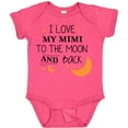 thumbnail image 3 of Inktastic I Love My Mimi to the Moon and Back Boys or Girls Baby Bodysuit, 3 of 5