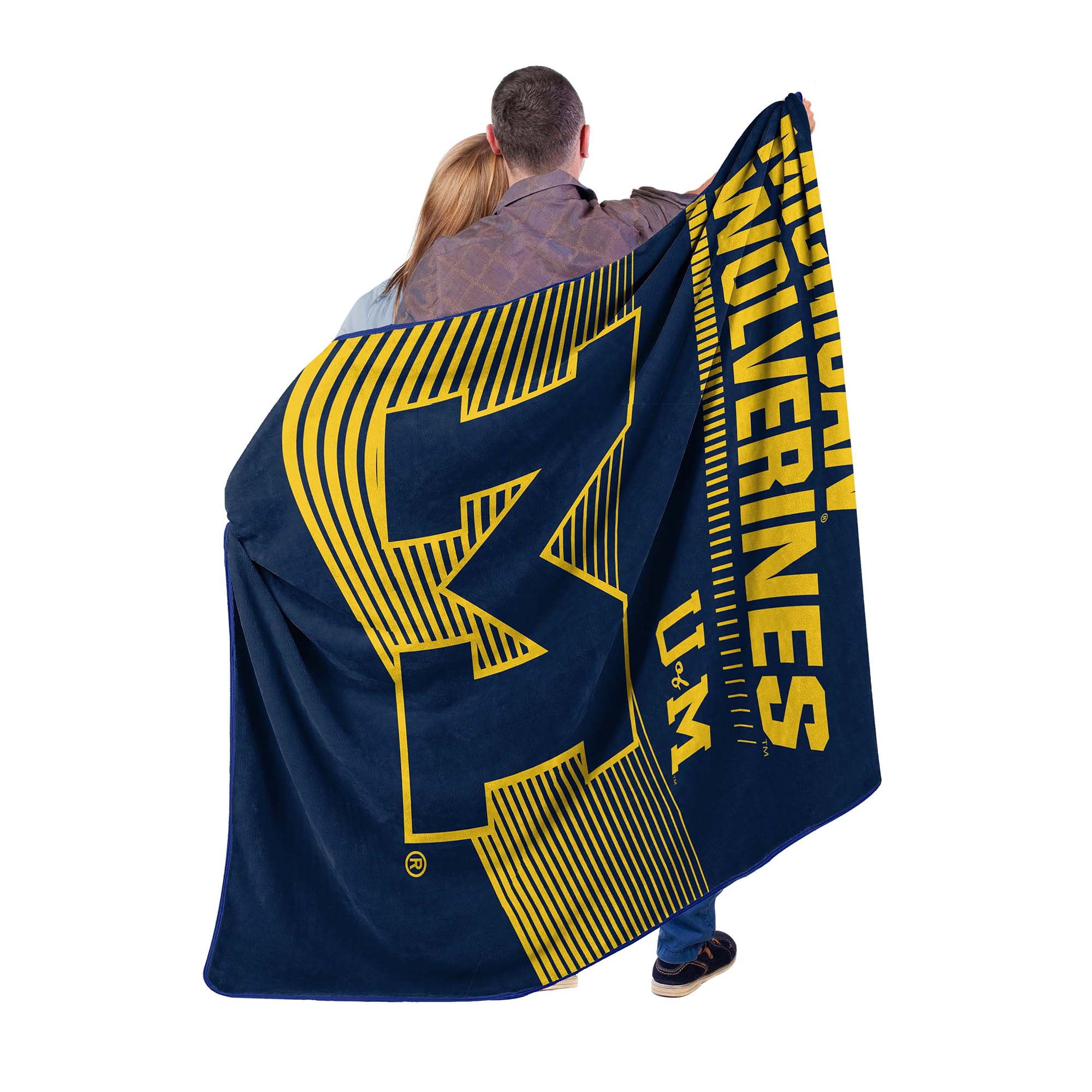 Michigan Wolverines Northwest NCAA Officially Licensed Raschel Throw Blanket - 60" x 80"