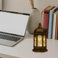thumbnail image 3 of facefd LED Wind Lights Ramadan Lantern Lamp Hanging for Event Decor bronze gold, 3 of 8
