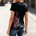 thumbnail image 4 of Women Y2K Graphic T Shirts Summer Short Sleeve Punk Gothic Tee Tops Vintage 90s Emo Clothes Streetwear Black L, 4 of 6
