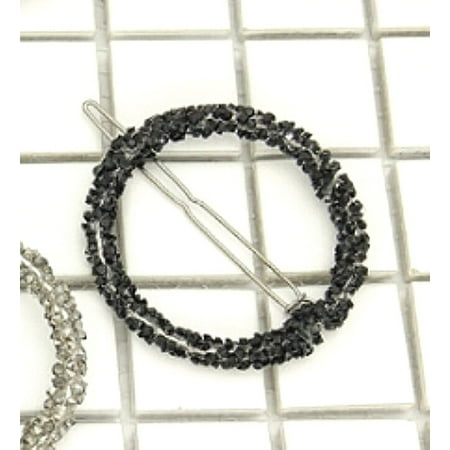 Fashion Style Rhinestone - Lavaport Women Fashion Simple Geometric Style Rhinestone Hairpin