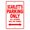 Red, variant on Scarlett's Parking Only All Others Will Be Towed Name Gift Novelty Metal Aluminum 8"x12" Sign