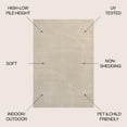 thumbnail image 4 of JONATHAN Y SCANDINAVIAN 5 x 8 Area Rug, Hallie Minimalist Curve Geometric - Beige/Cream, SCN100D-5, 4 of 11