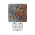 thumbnail image 5 of Yayeee LED Plug in Night Light for The Home with Auto Dusk to Dawn Light Sensors, 2 Pack, Purple Floral Tomatoes, 5 of 6