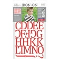 thumbnail image 5 of SEI 1.5 inch Camdon Adhesive Easy Iron-on Heat Transfer Polyvinyl Letters, Red, 5 of 5