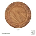thumbnail image 2 of Fitz and Floyd Caleb Natural Charger Wood (Set of 2), 2 of 10