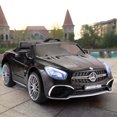 thumbnail image 1 of Veryke 12V Kids Ride On Car, Gift for Children Electric Cars for Boys Girls, 2 Seats Kids Cars w/ Remote Control, MP3, LED Lights, Black, 1 of 7