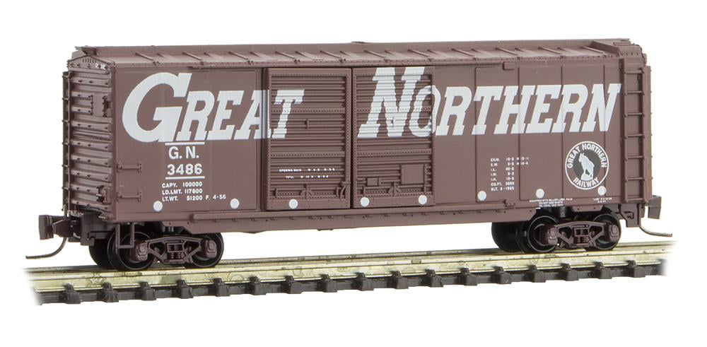 Z Micro-Trains MTL 50000960 GN Great Northern Circus Series #8 40' Boxcar #18748 