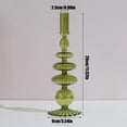 thumbnail image 2 of Simple Creative Glass Vase Candlestick Waves Bubbles Stacking Hydroponic Glass Vase, 2 of 5