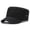 A-Black206, variant on Mens Field Cap Flat Top Comfort Breathable Plain Adjustable Hiking Fishing Travel Outdoor Sport Sun Hat