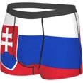 thumbnail image 3 of SEVEBJ Slovak Flag Boxer Briefs Underwear For Mens, 3 of 8