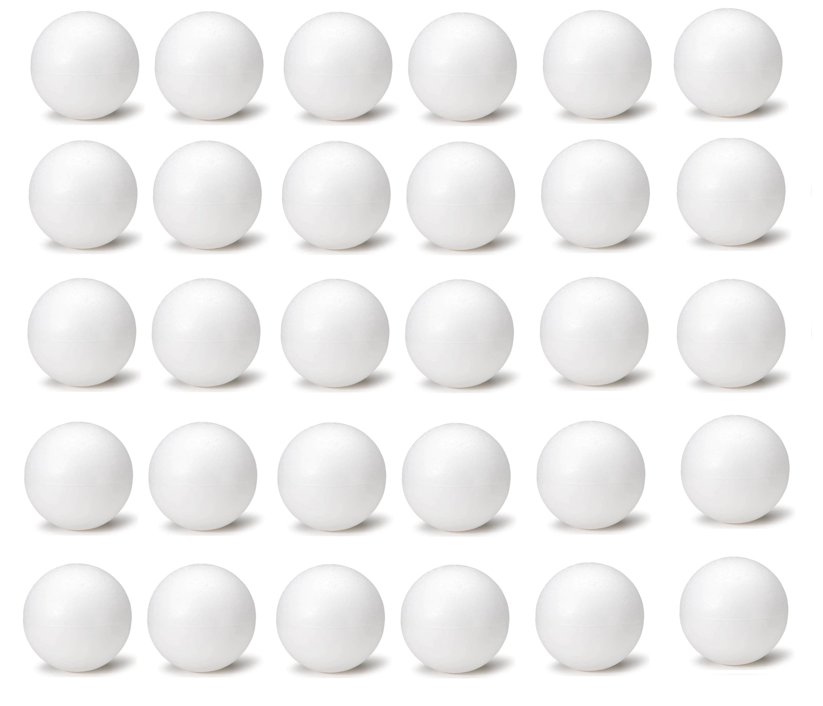Smooth Foam Balls for Arts /& Crafts and School Projects 4/" Inch - 12 Balls