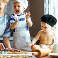thumbnail image 5 of 1 Juego de delantal infantil con delantal y gorro. Delantal infantil, gorro de cocinero para dibujar en repostería., 5 of 5