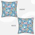 thumbnail image 3 of Susaid Cute Dog Print Velvet Throw Pillow Covers Home Art Deco Pillowcase Square Pillow Case Cushion Cover for Bed Sofa Living Room Car Indoor and Outdoor-, 3 of 8