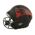 thumbnail image 3 of Mac Jones NFL Helmet Eclipse Alternate Full Size Authentic Autographed, 3 of 3