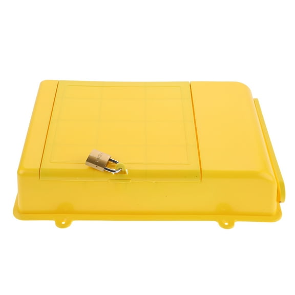 MLINS Thermostat Surveys Wall Mounted Mailbox Travel Office 34.50X26.00X7.00CM Yellow