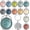 Morandi, variant on 36 count Father's Day Christian Bulk Mini Verse Keychains with Scripture Quote Religious Gifts for Women Men ()