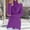 #196-Purple, variant on Women's Bright Pink Faux Fur Sweater, Cozy Oversized High Neck Long Sleeve Pullover for Winter Casual Wear