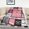 thumbnail image 2 of Christmas Teacher Gifts Blanket 60" x 50", Teacher Gifts for Women for Teachers Women, Teacher Gift Idea, Best New Teacher Gifts, Teacher Appreciation Gifts, Female Teacher Gifts, 2 of 6