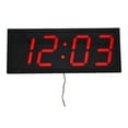thumbnail image 2 of Large LED Wall Clock with Remote Control, 28 x 11-1/4 Inches, 2 of 10