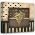 thumbnail image 1 of Kimberly Poloson 20x20 Gallery Wrapped Canvas Wall Art Titled - Raisins - square, 1 of 4