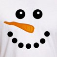 thumbnail image 3 of CafePress - Snowman Face T Shirt - Fitted T-Shirt, Vintage Fit Soft Cotton Tee, 3 of 4
