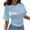 1-Light Blue, variant on Plus Size Bride T-Shirts Bride Letter Printed Short Sleeve Ruched Waisted Slim Crop Tops Party Summer Round Neck Basic Graphic Tees Bridesmaid Proposal Gift 1-Brown XL
