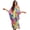Tie-dye, variant on Xixirimido Colored Stained Glass Print Women's Kaftan Dresses Plus Size Beach Cover Up V-Neck Batwing Sleeve Swimsuit Coverup Summer Caftan Dress