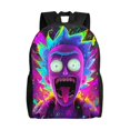 thumbnail image 2 of Rick And Morty Anime Backpack Travel Bag 3d Printing Casual Daypack Multifunctional Backpack, 2 of 8
