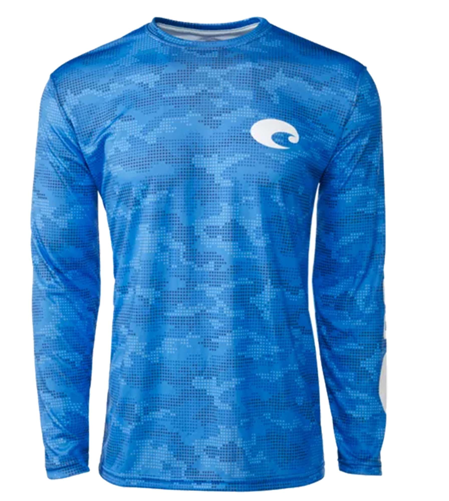 Pick Size 40% Off Costa Tech Power Performance Shirt Blue UPF 50 