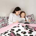 thumbnail image 5 of Castle Fairy Flying Butterfly Twin Comforter Sets,Abstract Gradient Bedding Set, 5 of 8