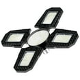 thumbnail image 1 of Tignapoo 100W E27 Foldable LED Garage Light, 6000K Cool White, Waterproof Industrial Ceiling Lamp with Four-Leaf Design, 1 of 5