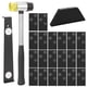 thumbnail image 1 of Kit esencial para instalación de pisos de madera y laminados, incluye martillo de doble cara, bloque de golpeo, barra extractora y espaciadores ajustables., 1 of 6