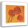 thumbnail image 1 of Amy Melious 36x36 Gallery Wrapped Canvas Wall Art Titled - Red and Gold I, 1 of 4
