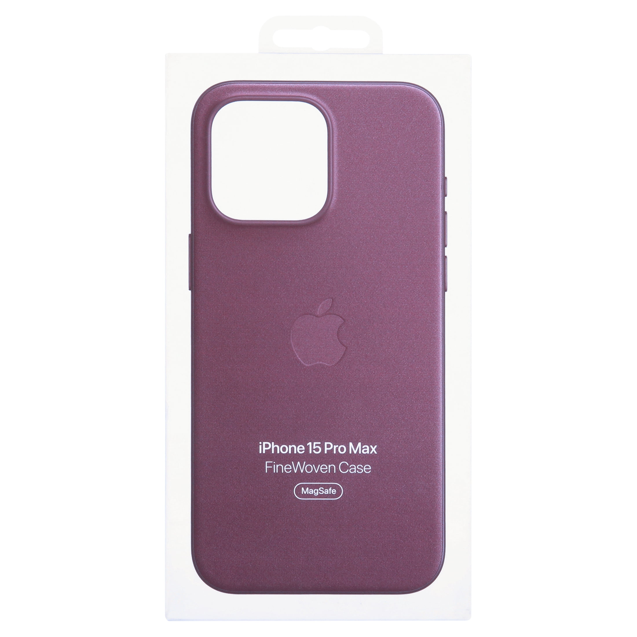 Apple, iPhone 15 Pro Max FineWoven Case with MagSafe, Mulberry