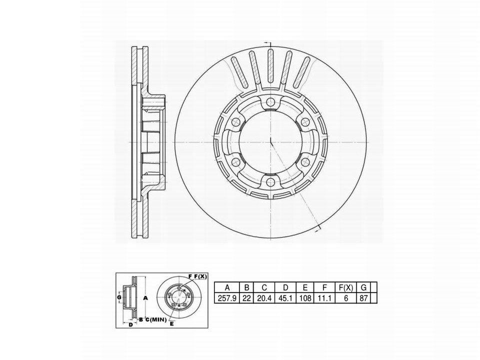 Winstop Brake Rotor, Front WS230663, Dodge Raider 1989-1988