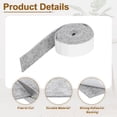 thumbnail image 3 of Felt Strips with Adhesive Backing, 4 Pack 1" x 60" x 0.12" Adhesive Felt Strips Anti Scratch Furniture Felt Tapes Self-Stick Felt Pads for Protecting Hardwood Floor, Grey, 3 of 7