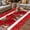 Red, variant on Red Roses Outdoor Rug for Patio/Deck/Porch, Non-Slip Large Area Rug 3 x 5 Ft, Valentine's Day Romantic Flowers Green Leaf Stripes Indoor Outdoor Rugs Washable Area Rugs, Camping Rug Carpet Runner