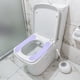 thumbnail image 4 of Advancent Almohadilla de inodoro de alta calidad, cubierta de asiento de inodoro, cubierta sólida, cubierta de asiento extraíble, decoración Almacenamiento y organización del hogar morado claro, 4 of 6