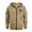 Camel, variant on Men's Flag Print Zip Up Hoodie with Arm Pocket, Casual Cardigan Style Sweatshirt, Large Size Fleece Jacket for Patriotic Events, Christmas, Outdoor Activities,Light Gray,L