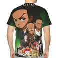 thumbnail image 7 of The Boondocks Men's Short-Sleeve T-Shirt Summer Casual Tee Top Breathable Crewneck T-Shirt Small, 7 of 7