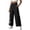 *Black, variant on VBVC Women's Floral Embroidered Wide Leg Pants, High Waist Palazzo Trousers For Women, Ladies' Summer Breathable Pants with Pockets,Black,M-4XL